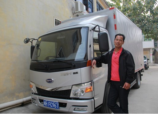 高端輕卡開瑞綠卡,大別山的高效配送伙伴